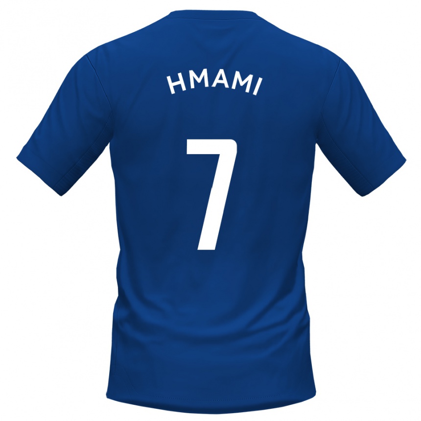 ילדים כדורגל ג'וש המאי #7 כחול לבן ג'רזי ביתית 2025/26