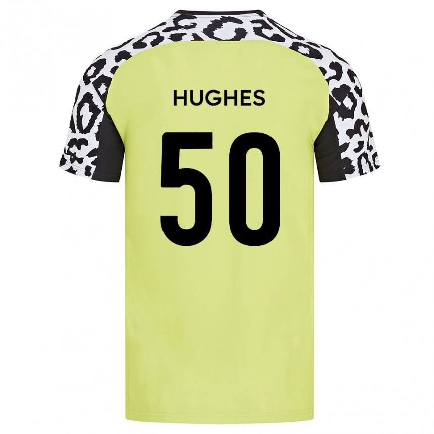 ילדים כדורגל אייזק יוז #50 צהוב פלואורסצנטי ג'רזי ביתית 2025/26