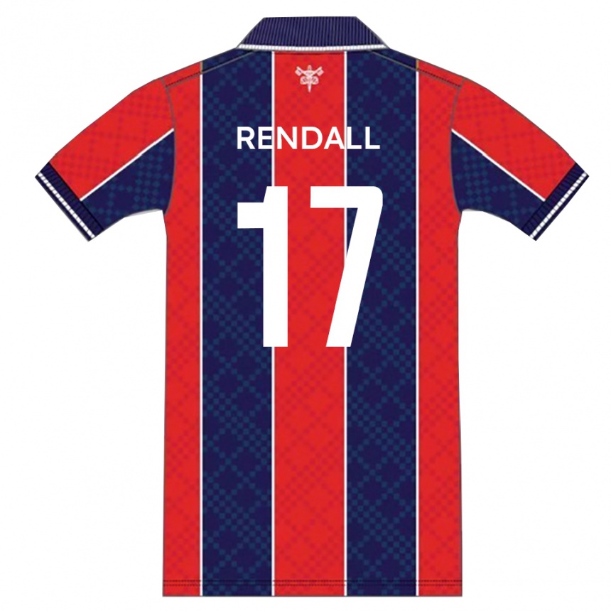 ילדים כדורגל טרנט רנדל #17 אדום נייבי ג'רזי ביתית 2025/26 ילדים כדורגל טרנט רנדל #17 אדום נייבי ג'רזי ביתית 2025/26