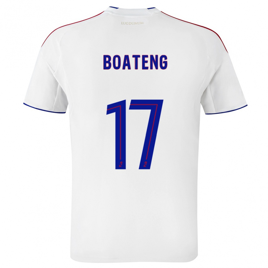 ילדים כדורגל ג'רום בואטנג #17 לבן אדום ג'רזי ביתית 2025/26
