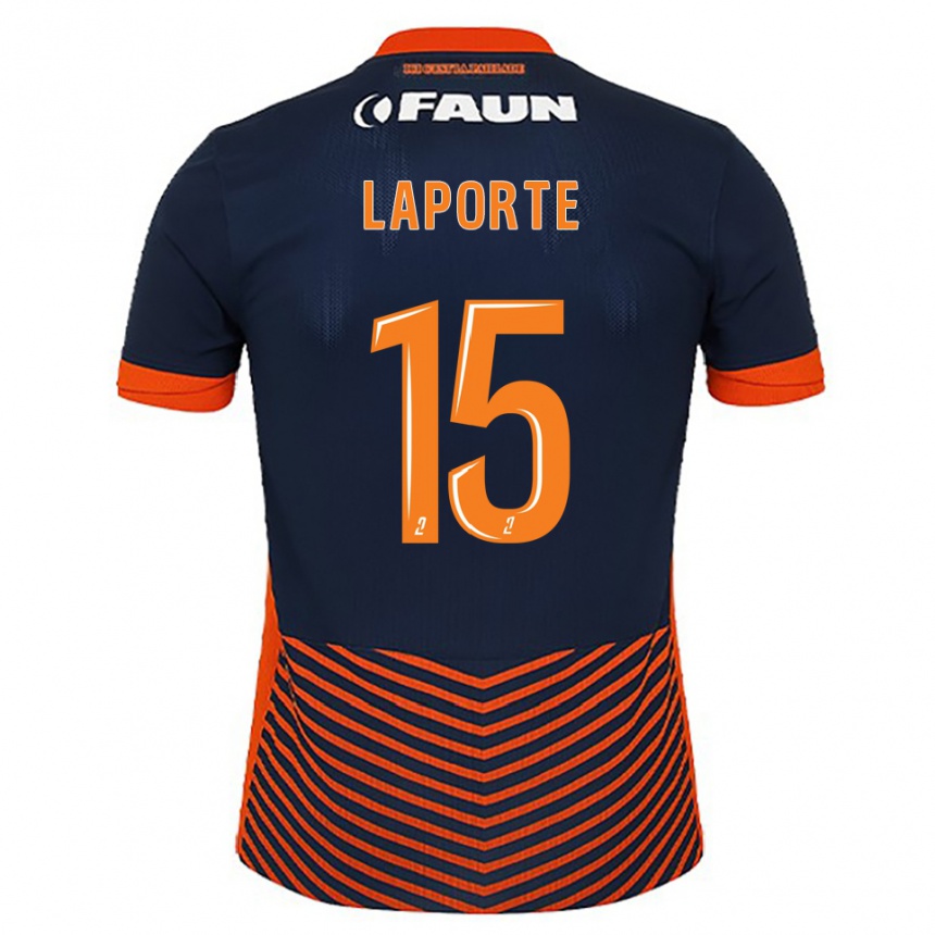 ילדים כדורגל ג׳וליאן לאפורט #15 כחול חצות כתום ג'רזי ביתית 2025/26