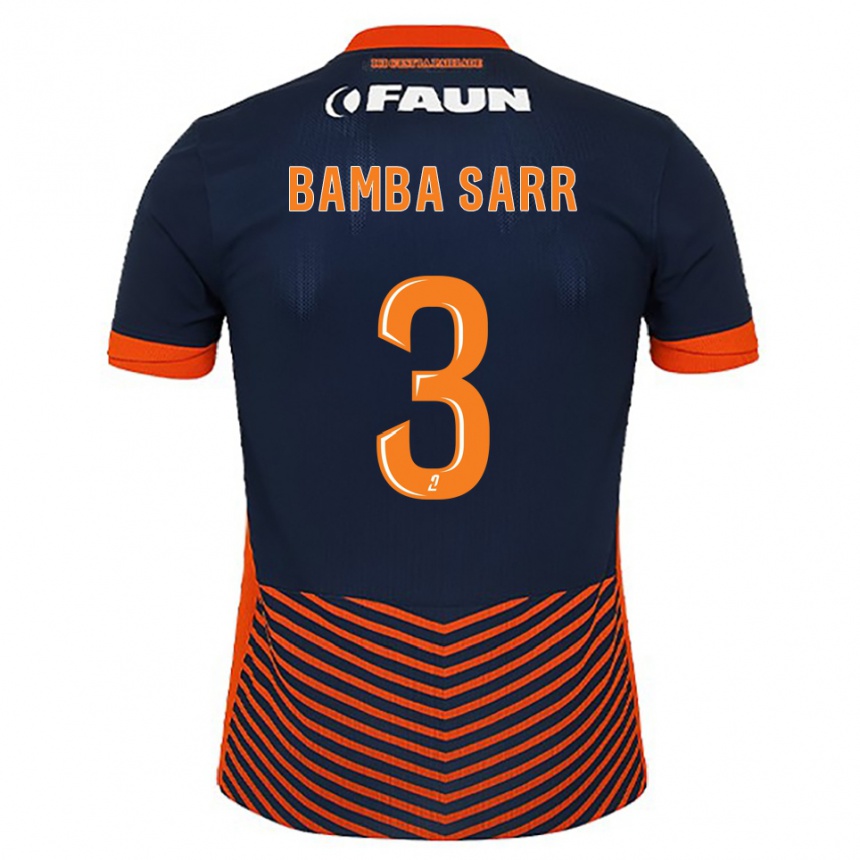 ילדים כדורגל ממאדו באמבה סאר #3 כחול חצות כתום ג'רזי ביתית 2025/26