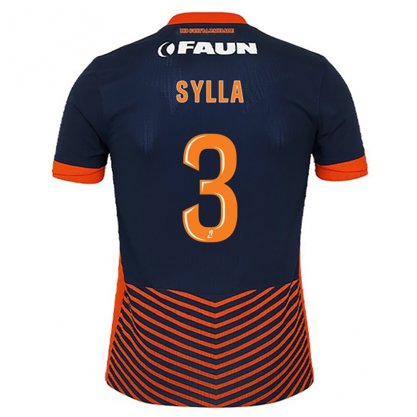 ילדים כדורגל איסיאגה סילה #3 כחול חצות כתום ג'רזי ביתית 2025/26