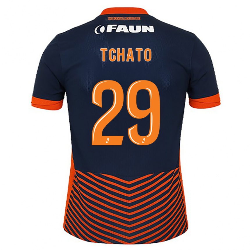 ילדים כדורגל אנזו צ'אטו #29 כחול חצות כתום ג'רזי ביתית 2025/26