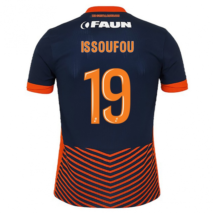 ילדים כדורגל יאניס איסופו #19 כחול חצות כתום ג'רזי ביתית 2025/26