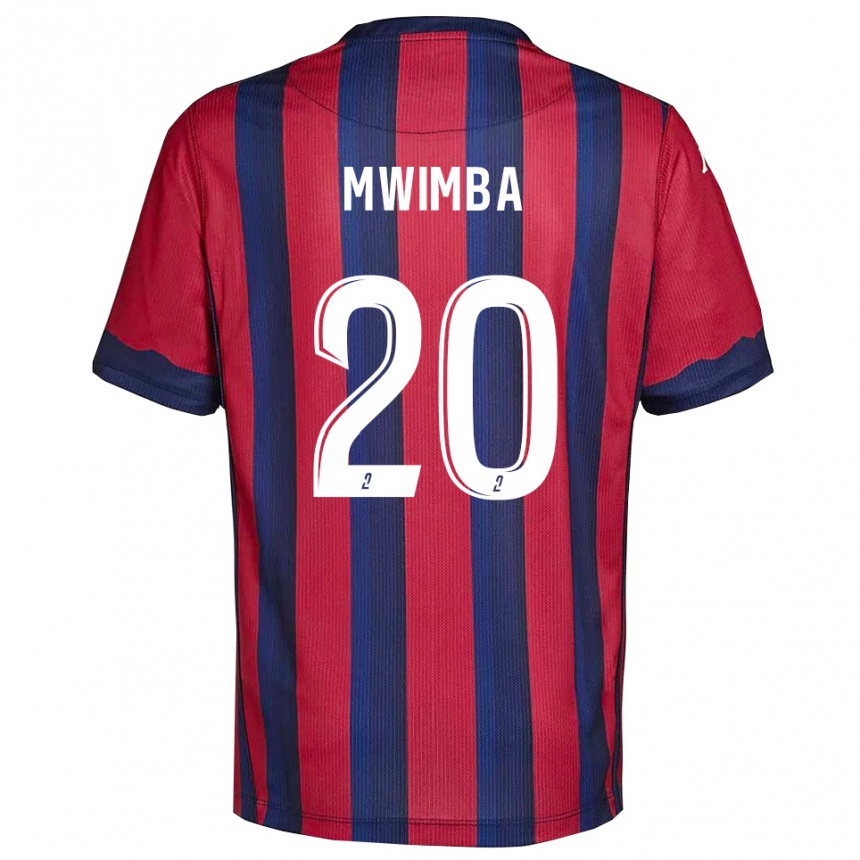 ילדים כדורגל הוסואה מווימבה איסלה #20 בורדו כחול נייבי ג'רזי ביתית 2025/26