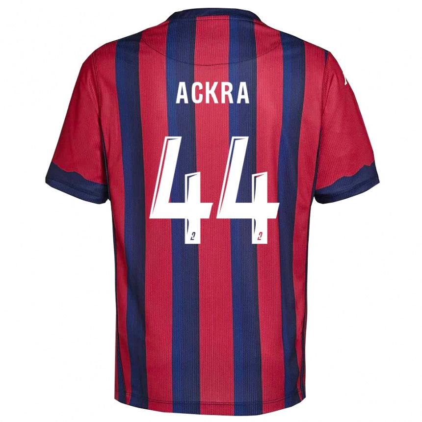 ילדים כדורגל Allan Ackra #44 בורדו כחול נייבי ג'רזי ביתית 2025/26