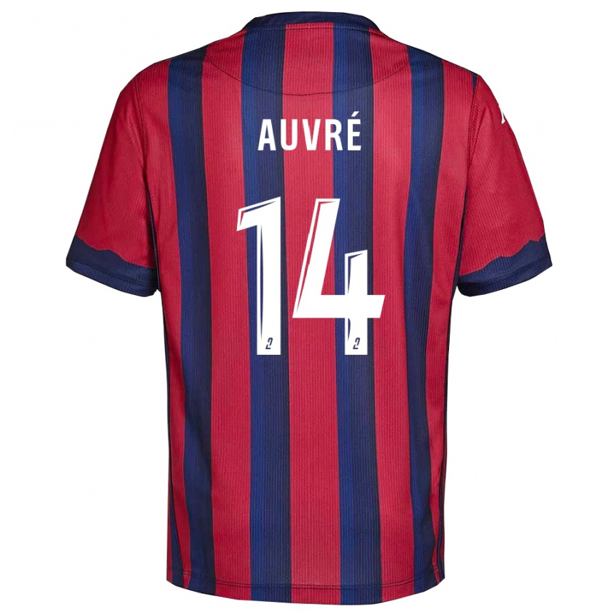 ילדים כדורגל Tom Auvré #14 בורדו כחול נייבי ג'רזי ביתית 2025/26 ילדים כדורגל Tom Auvré #14 בורדו כחול נייבי ג'רזי ביתית 2025/26