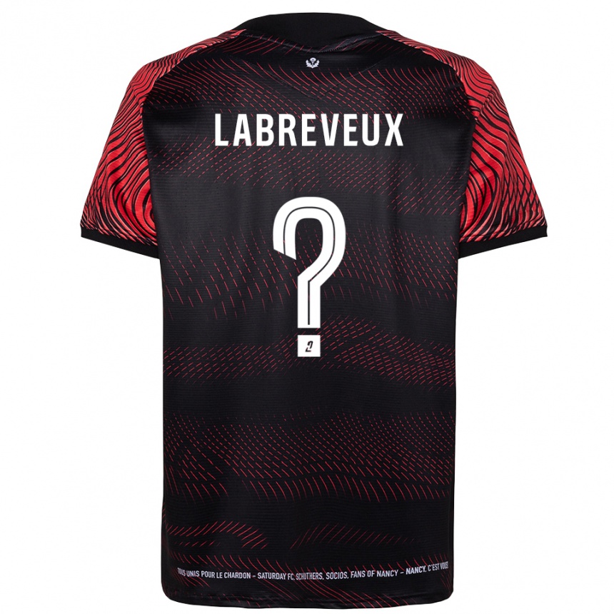 ילדים כדורגל Océane Labreveux #0 לבן אדום ג'רזי ביתית 2025/26