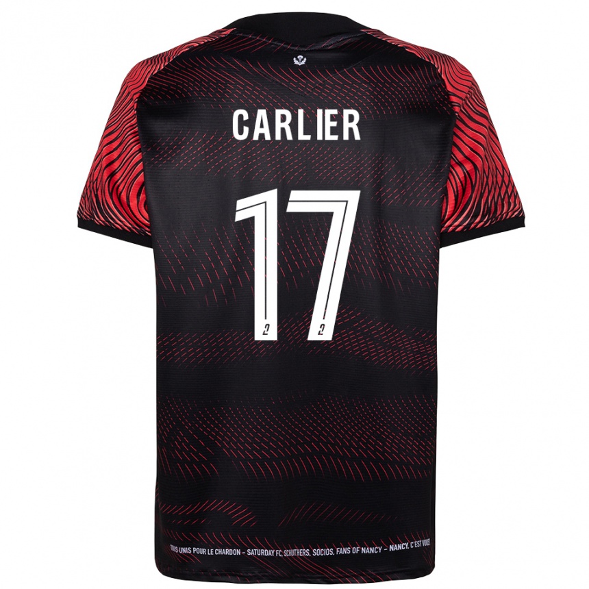 ילדים כדורגל מקסין קרלייה #17 לבן אדום ג'רזי ביתית 2025/26