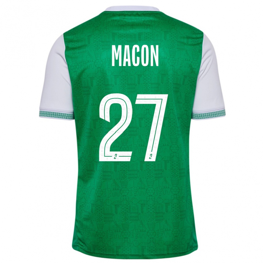 ילדים כדורגל איוואן מאסון #27 ירוק לבן ג'רזי ביתית 2025/26 ילדים כדורגל איוואן מאסון #27 ירוק לבן ג'רזי ביתית 2025/26