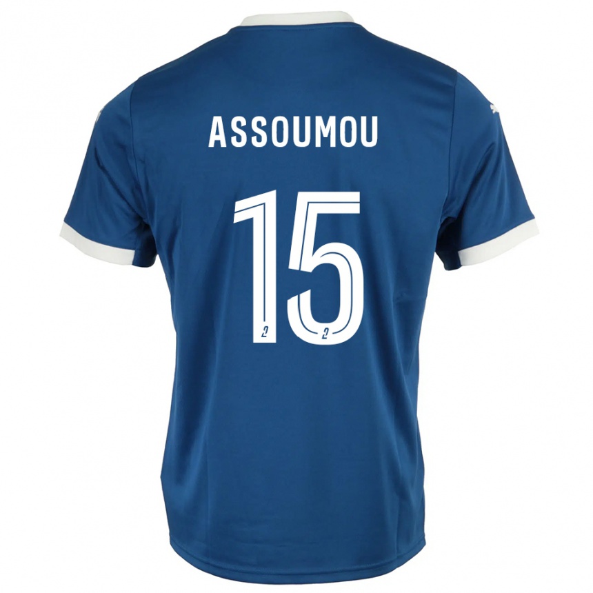 ילדים כדורגל ז׳ורס אסומו #15 כחול לבן ג'רזי ביתית 2025/26