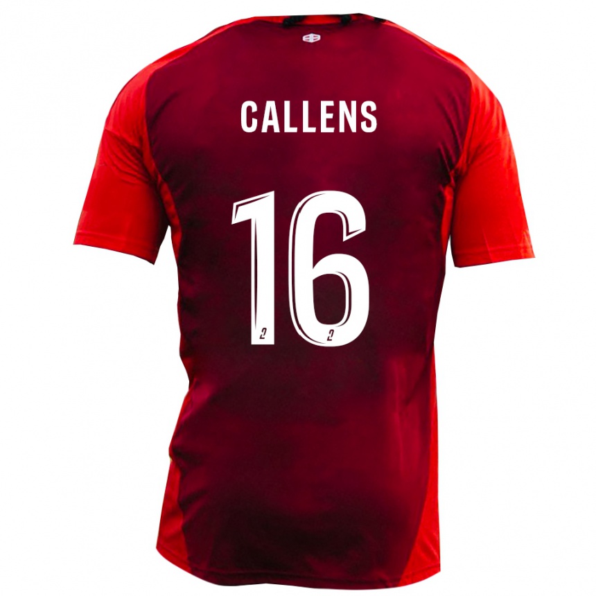 ילדים כדורגל תומס קלנס #16 אדום בורגונדי ג'רזי ביתית 2025/26