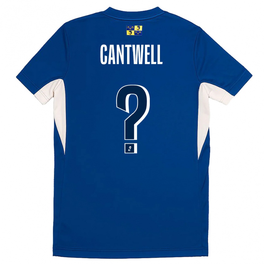 ילדים כדורגל Anna Cantwell #0 כחול נייבי כחול ג'רזי ביתית 2025/26
