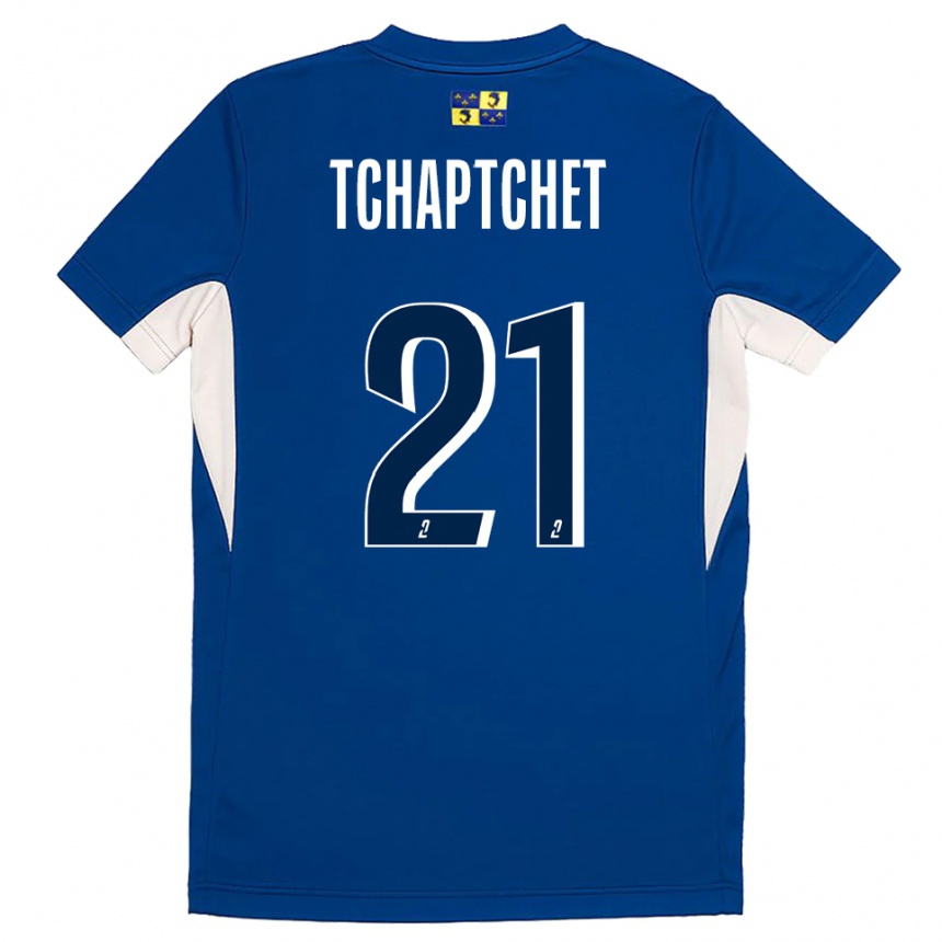ילדים כדורגל אלאן צ'אפטשה #21 כחול נייבי כחול ג'רזי ביתית 2025/26