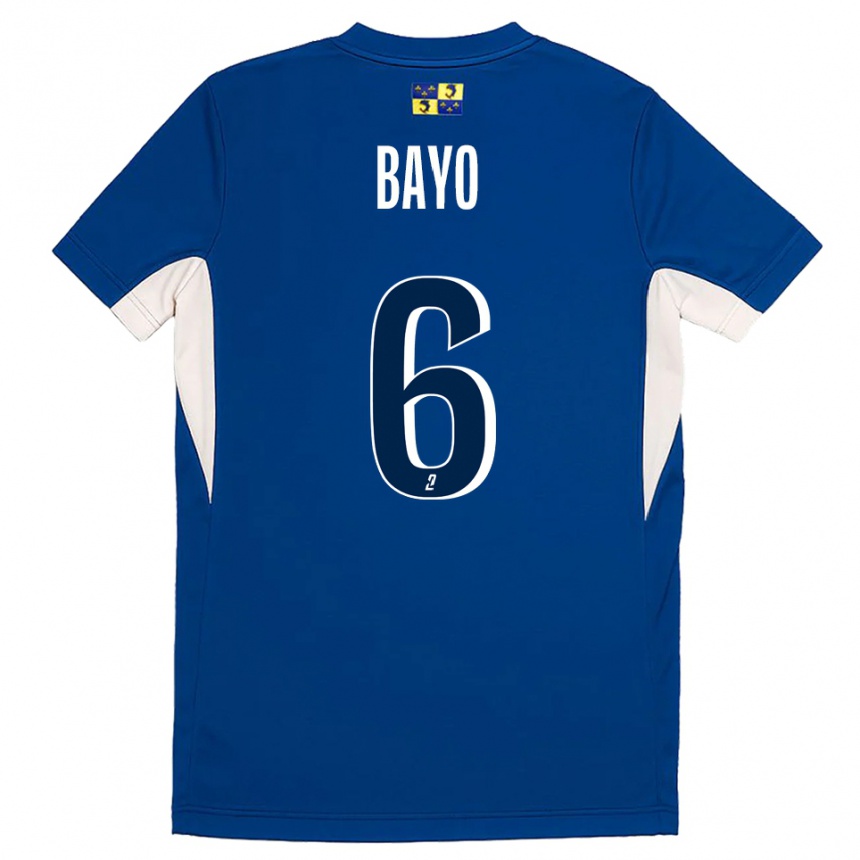 ילדים כדורגל Yadali Bayo #6 כחול נייבי כחול ג'רזי ביתית 2025/26