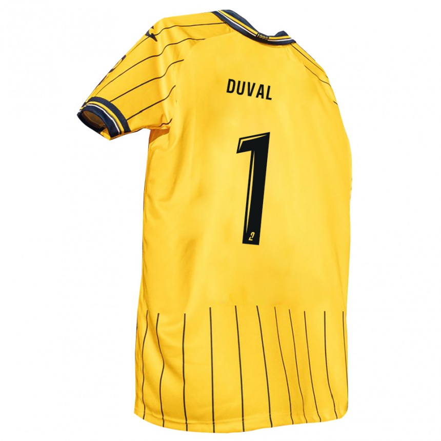 ילדים כדורגל מאטיס דובל #1 צהוב כחול נייבי ג'רזי ביתית 2025/26