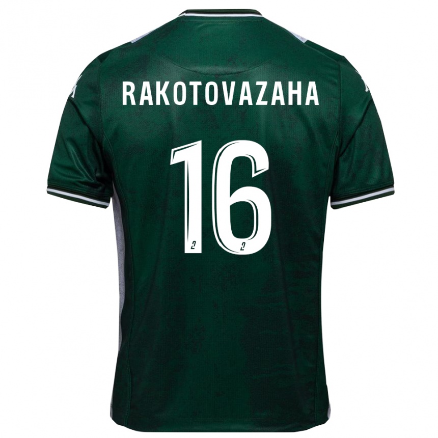 ילדים כדורגל Allan Rakotovazaha #16 ירוק לבן ג'רזי ביתית 2025/26