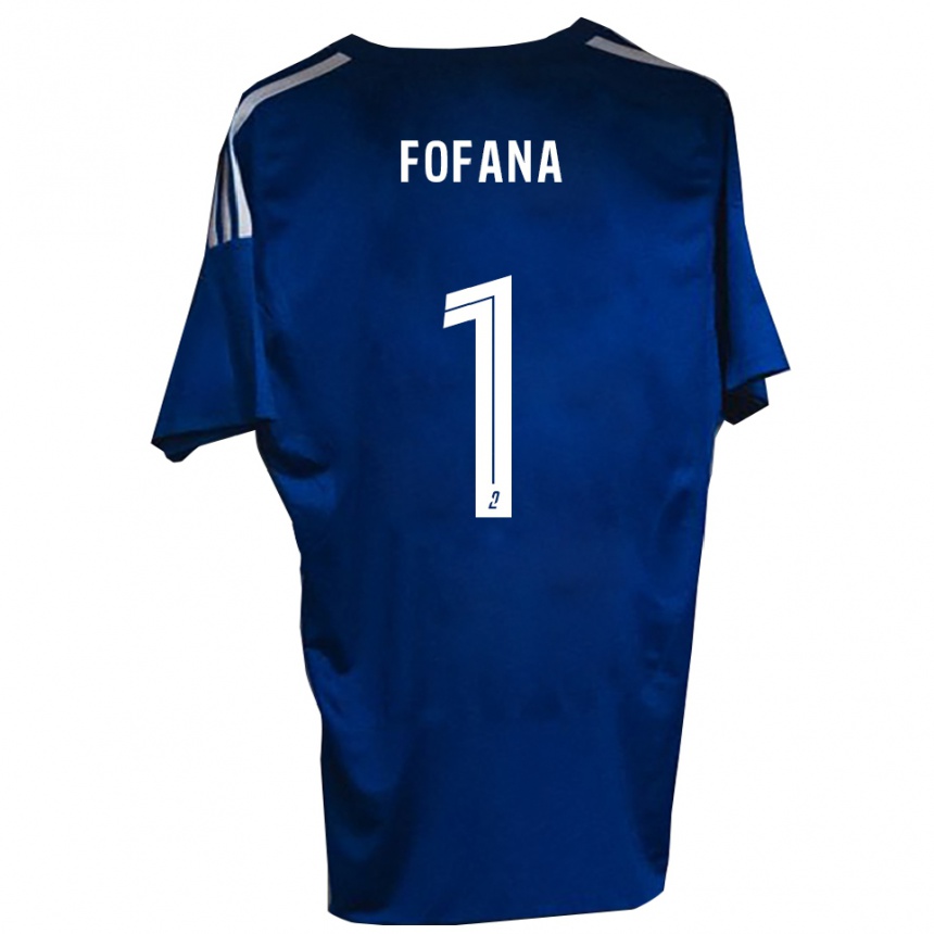 ילדים כדורגל Cheik Fofana #1 כחול לבן ג'רזי ביתית 2025/26