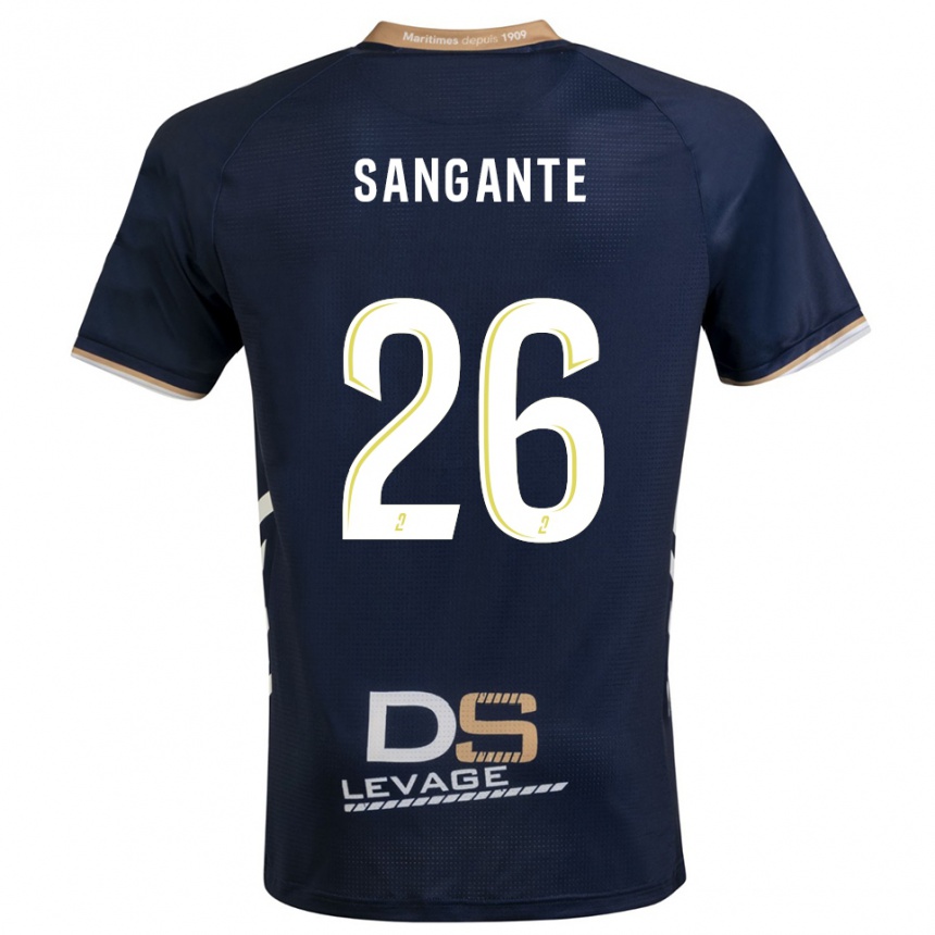 ילדים כדורגל Opa Sangante #26 כחול נייבי זהב ג'רזי ביתית 2025/26