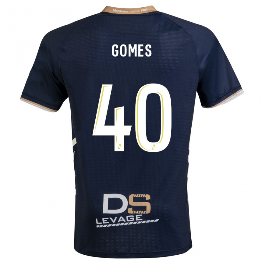 ילדים כדורגל איוון מרטין מוריירה גומס #40 כחול נייבי זהב ג'רזי ביתית 2025/26