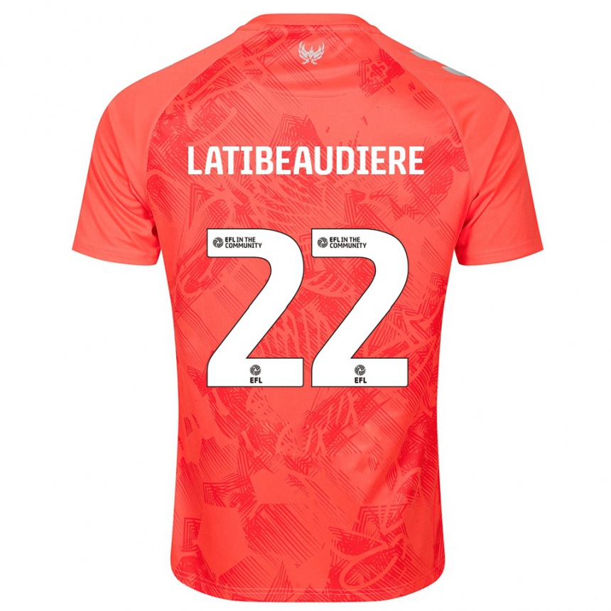 ילדים כדורגל ג'ואל לטיבודיר #22 כתום לבן הרחק ג'רזי 2025/26