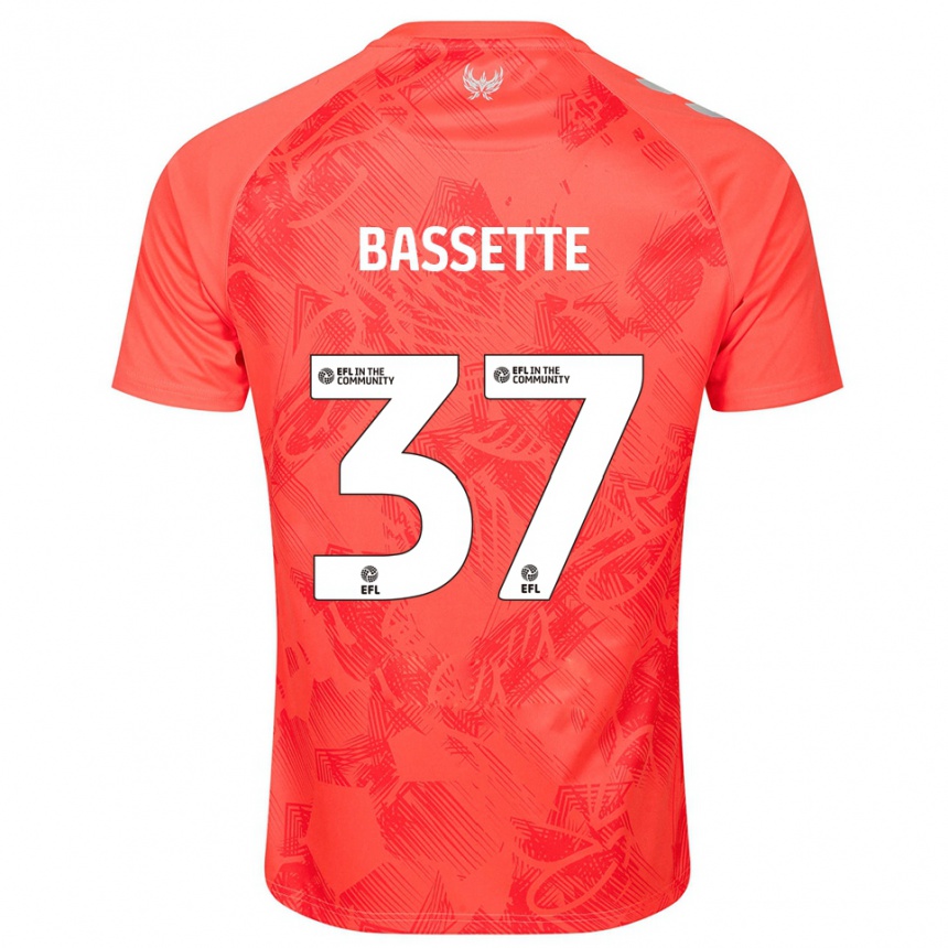 ילדים כדורגל נורמן באסט #37 כתום לבן הרחק ג'רזי 2025/26