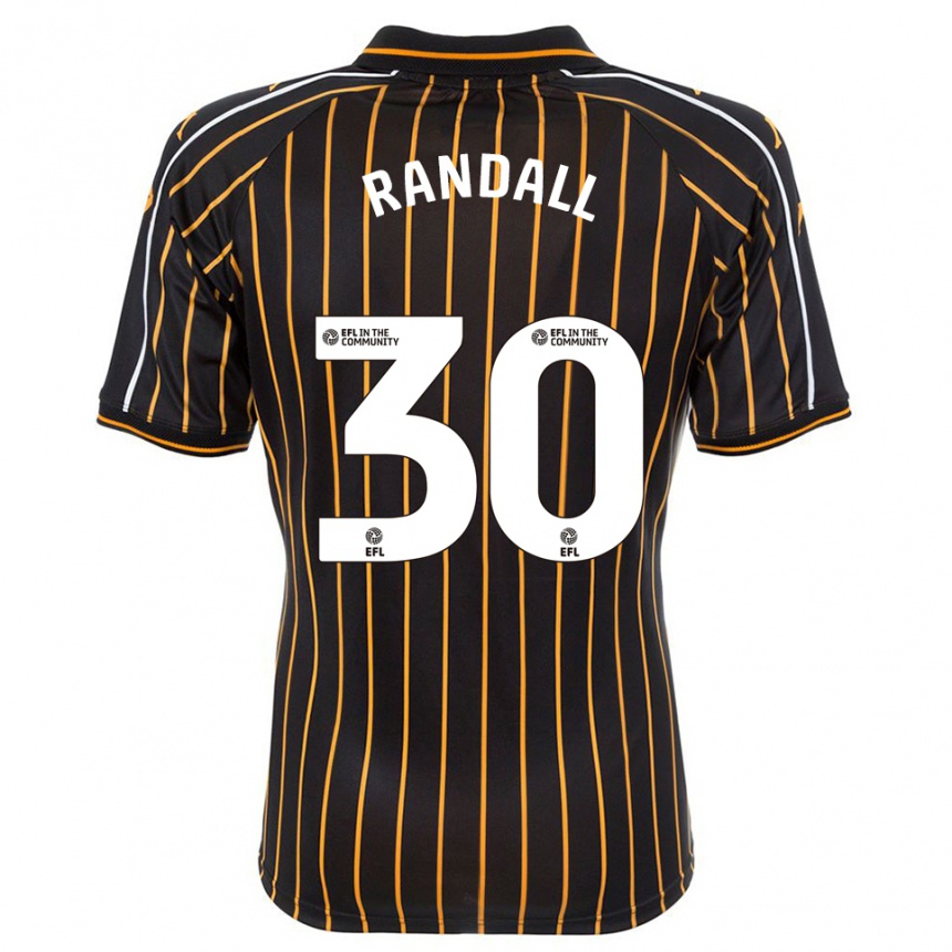 ילדים כדורגל Jennifer Randall #30 לבן שחור הרחק ג'רזי 2025/26