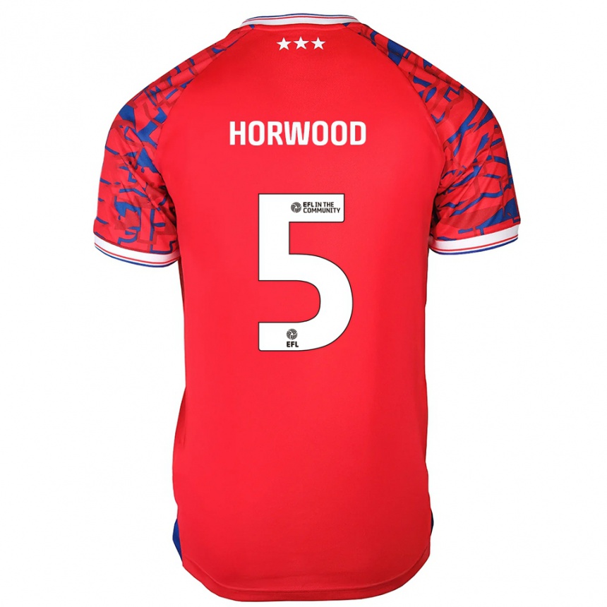 ילדים כדורגל בוני הורווד #5 אדום כחול הרחק ג'רזי 2025/26