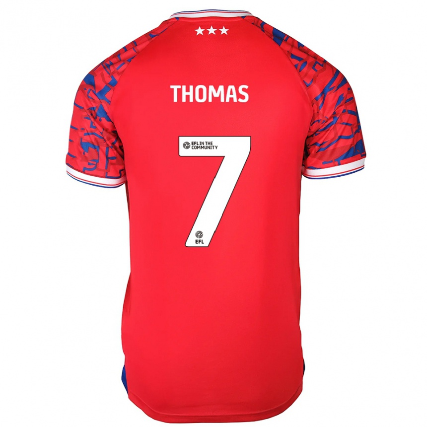 ילדים כדורגל נטשה תומאס #7 אדום כחול הרחק ג'רזי 2025/26