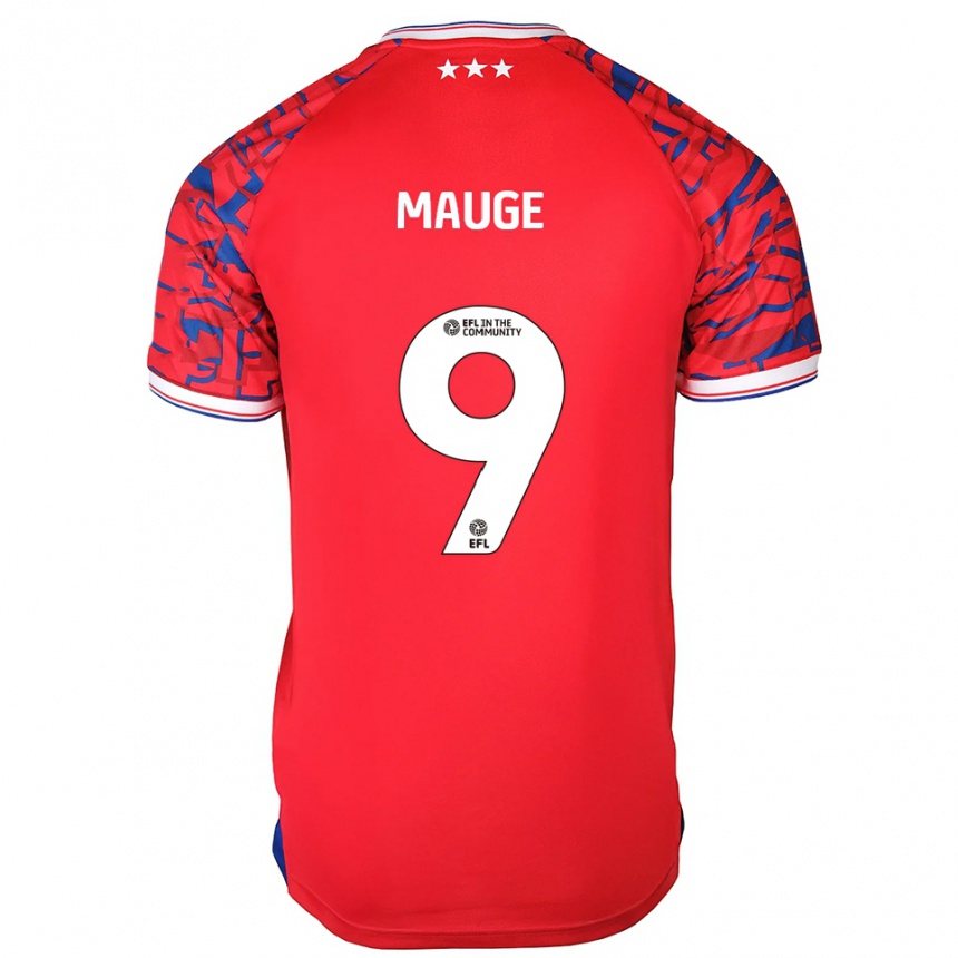 ילדים כדורגל ג'יימס מוג' #9 אדום כחול הרחק ג'רזי 2025/26