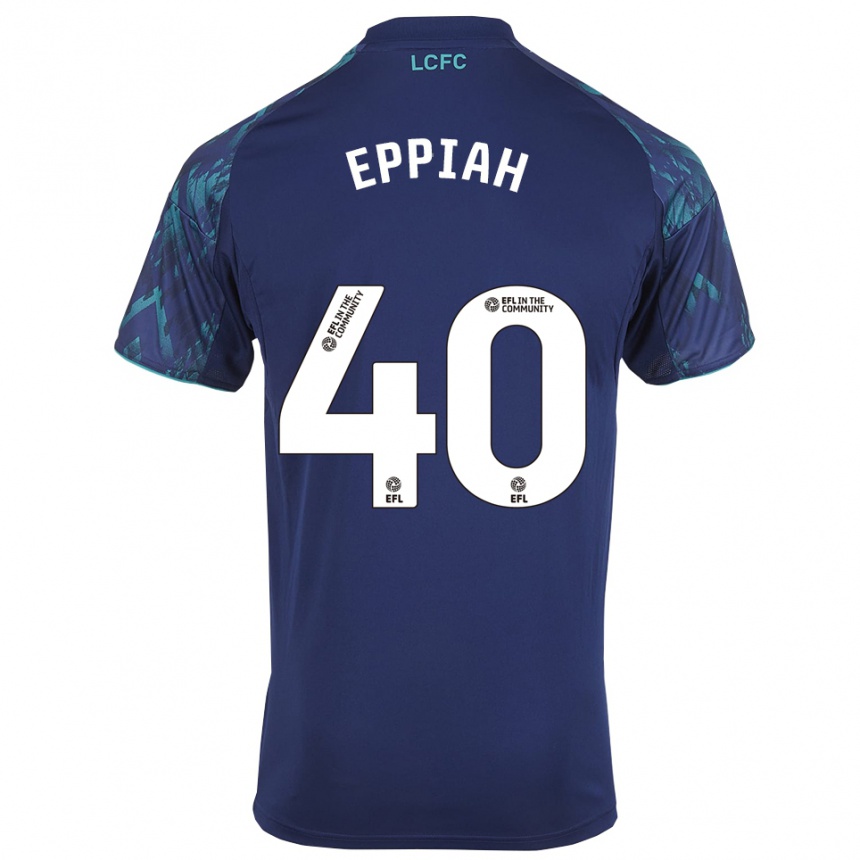 ילדים כדורגל ג'וש אפיה #40 כחול נייבי ירוק לבן הרחק ג'רזי 2025/26