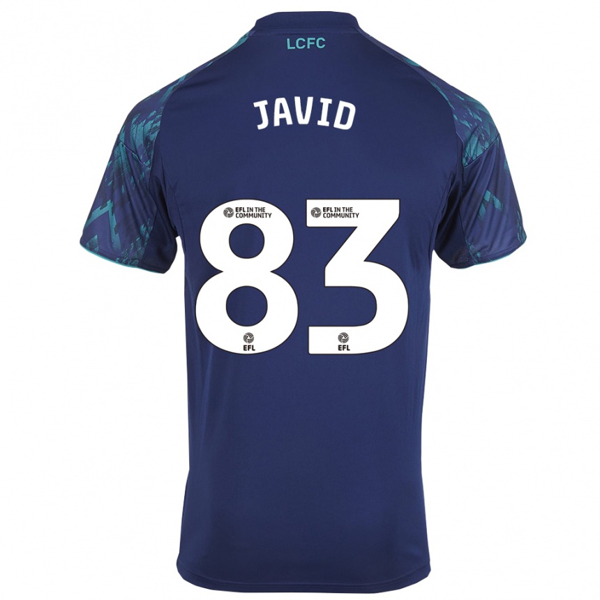 ילדים כדורגל עבדאללה ג'וויד #83 כחול נייבי ירוק לבן הרחק ג'רזי 2025/26