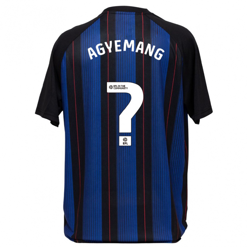 ילדים כדורגל טרל אגיימאנג #0 כחול שחור הרחק ג'רזי 2025/26