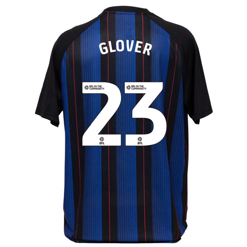 ילדים כדורגל טום גלובר #23 כחול שחור הרחק ג'רזי 2025/26