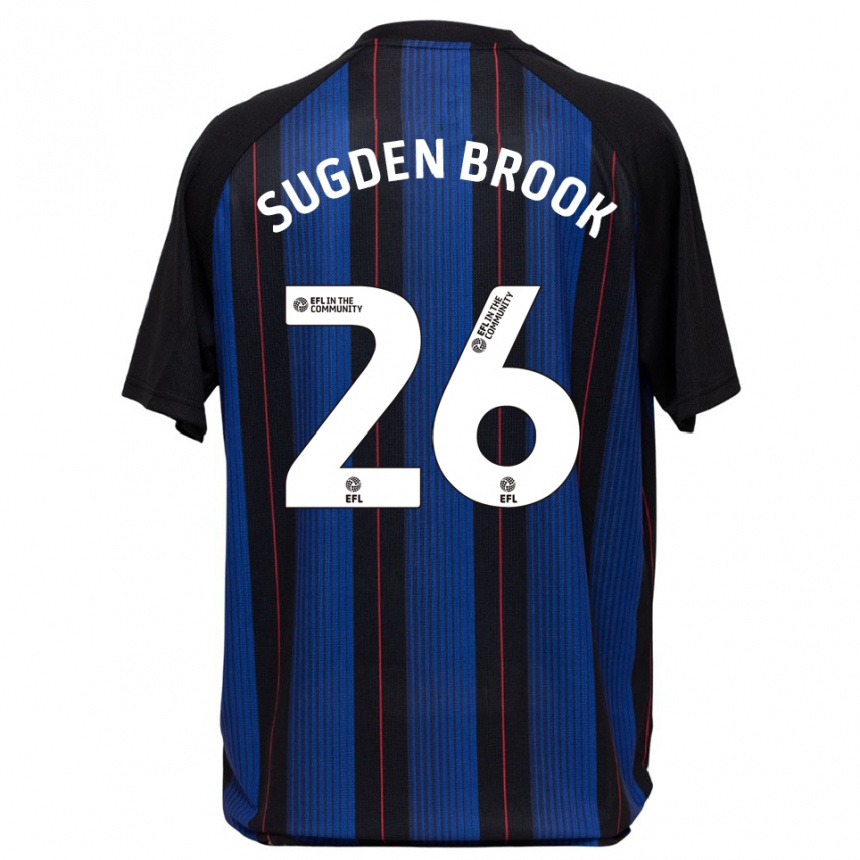 ילדים כדורגל דרסי סאגדן-ברוק #26 כחול שחור הרחק ג'רזי 2025/26