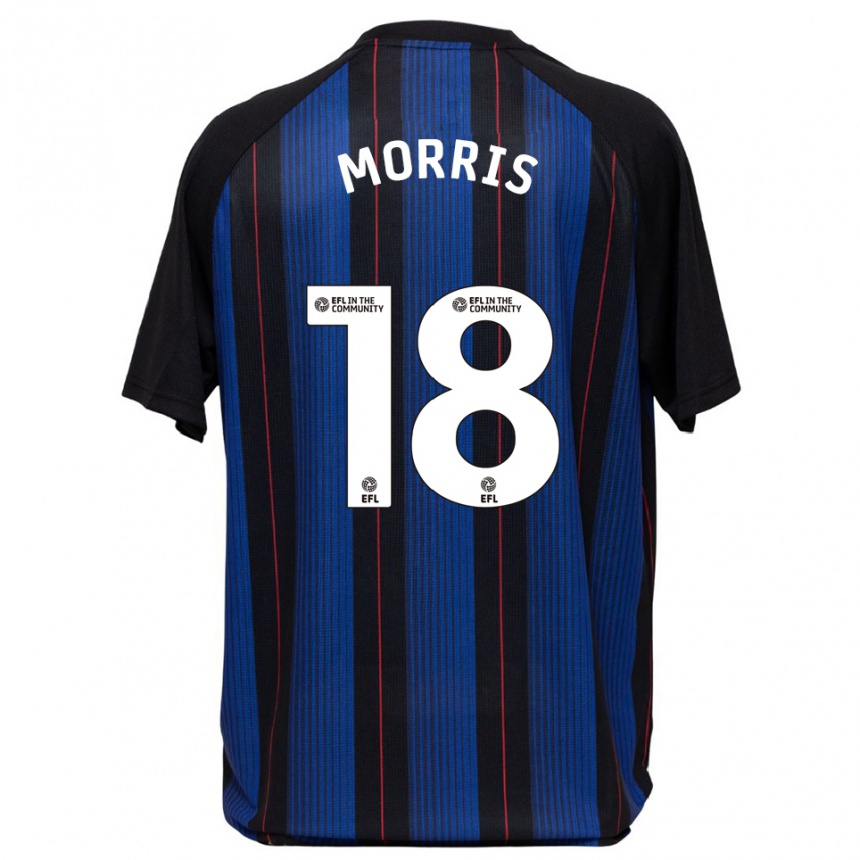 ילדים כדורגל איידן מוריס #18 כחול שחור הרחק ג'רזי 2025/26 ילדים כדורגל איידן מוריס #18 כחול שחור הרחק ג'רזי 2025/26