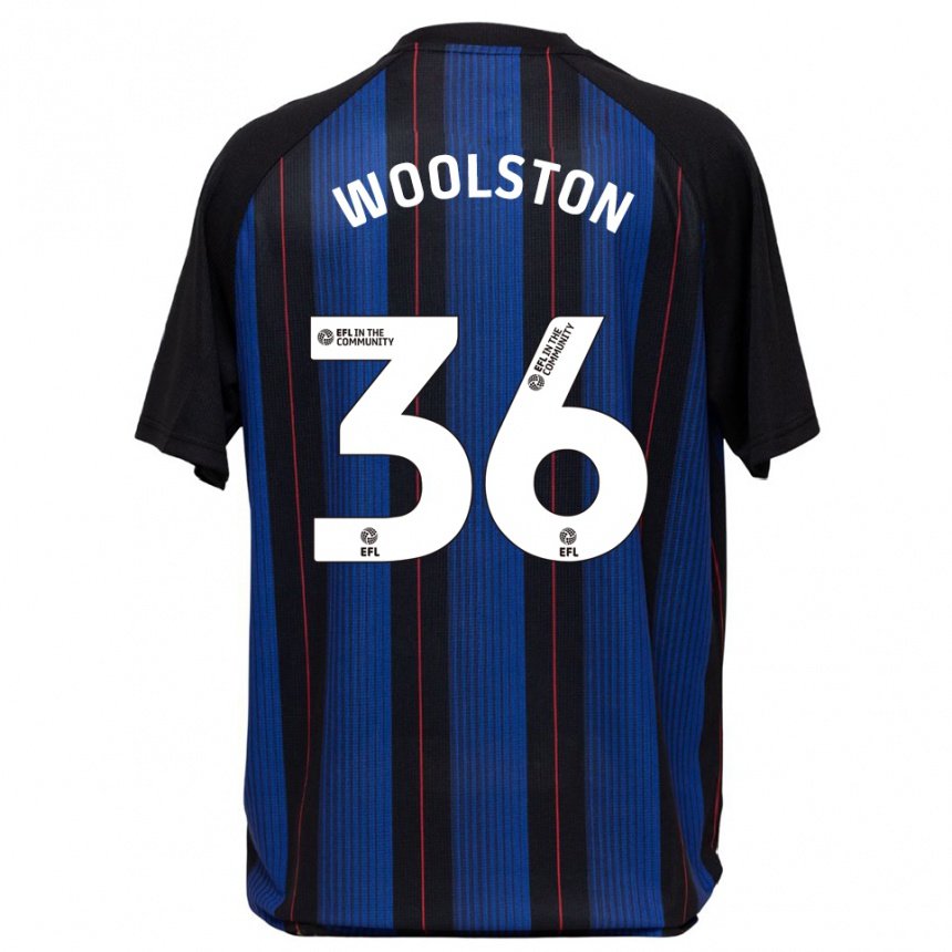 ילדים כדורגל לוק ג׳יימס וולסטו #36 כחול שחור הרחק ג'רזי 2025/26 ילדים כדורגל לוק ג׳יימס וולסטו #36 כחול שחור הרחק ג'רזי 2025/26