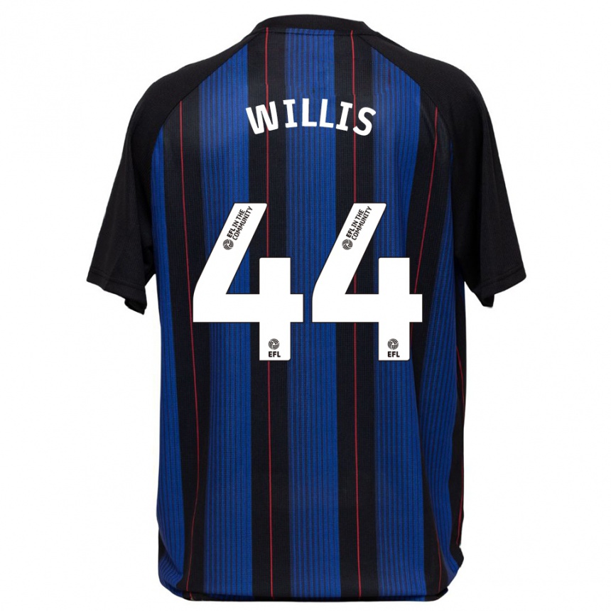 ילדים כדורגל פארל ג׳רמיה קירן וויליס #44 כחול שחור הרחק ג'רזי 2025/26