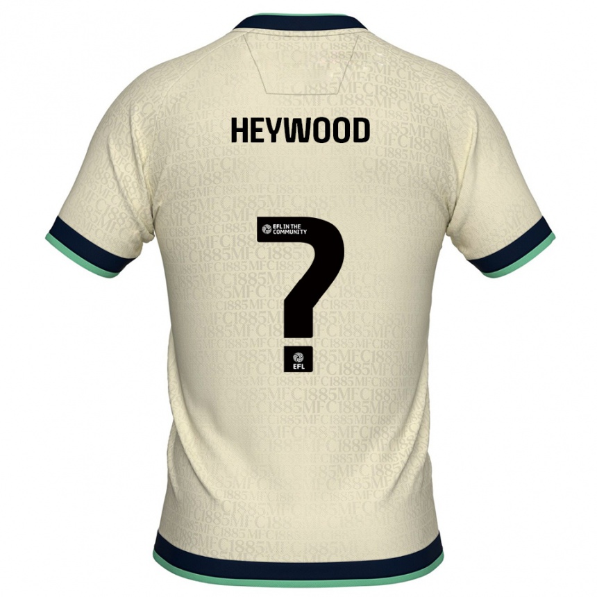 ילדים כדורגל Kavalli Heywood #0 שמפניה כחול נייבי הרחק ג'רזי 2025/26