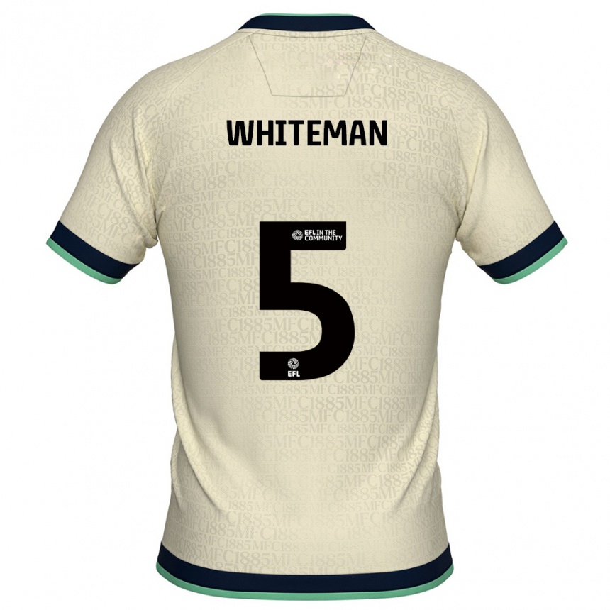ילדים כדורגל Harvey Whiteman #5 שמפניה כחול נייבי הרחק ג'רזי 2025/26