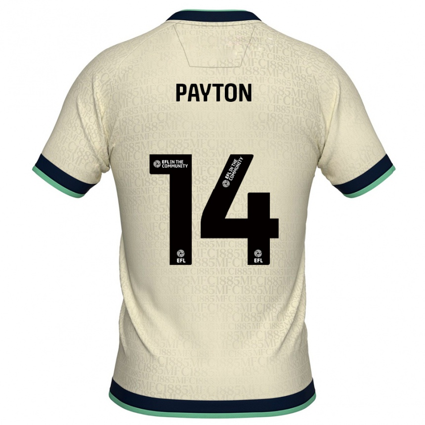 ילדים כדורגל Edward Payton #14 שמפניה כחול נייבי הרחק ג'רזי 2025/26