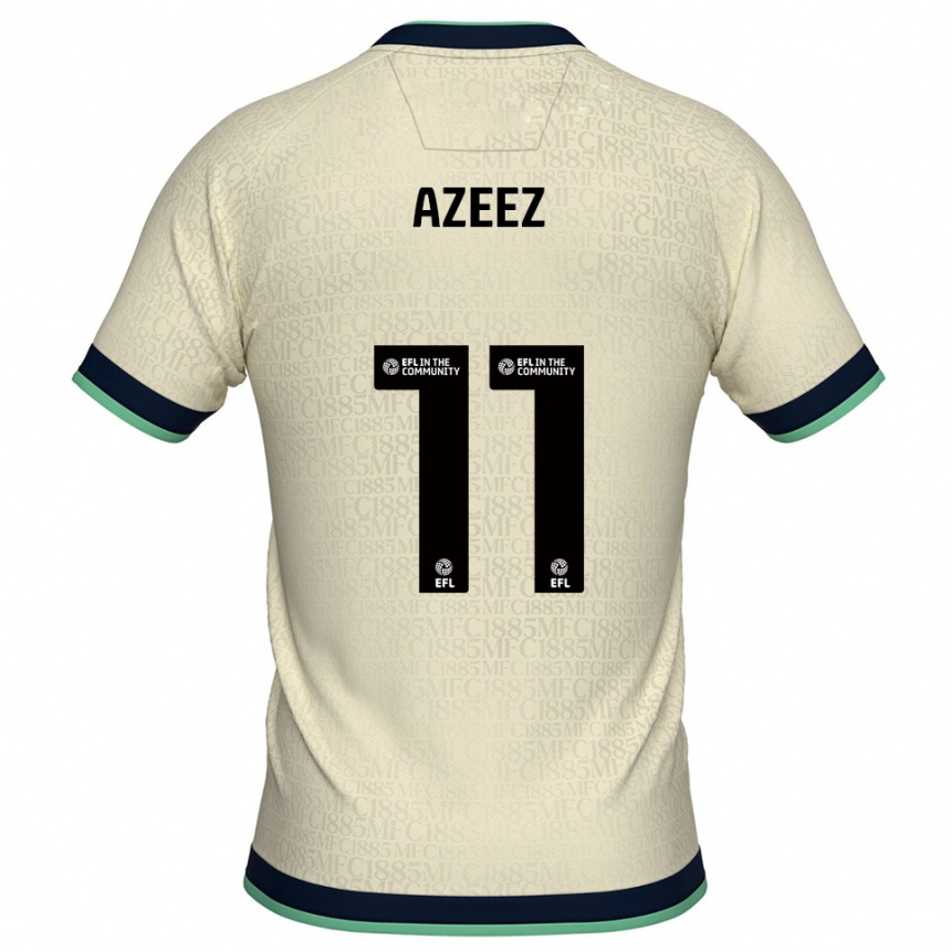 ילדים כדורגל פמי אזיז #11 שמפניה כחול נייבי הרחק ג'רזי 2025/26