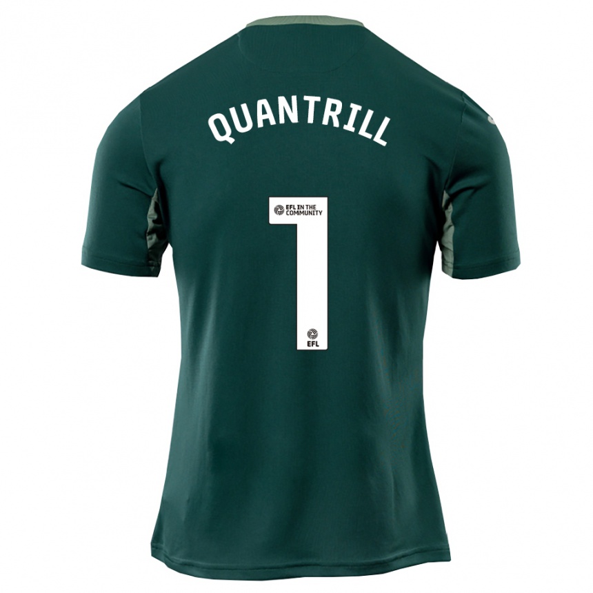 ילדים כדורגל שרה קיואנטריל #1 ירוק לבן סגול הרחק ג'רזי 2025/26