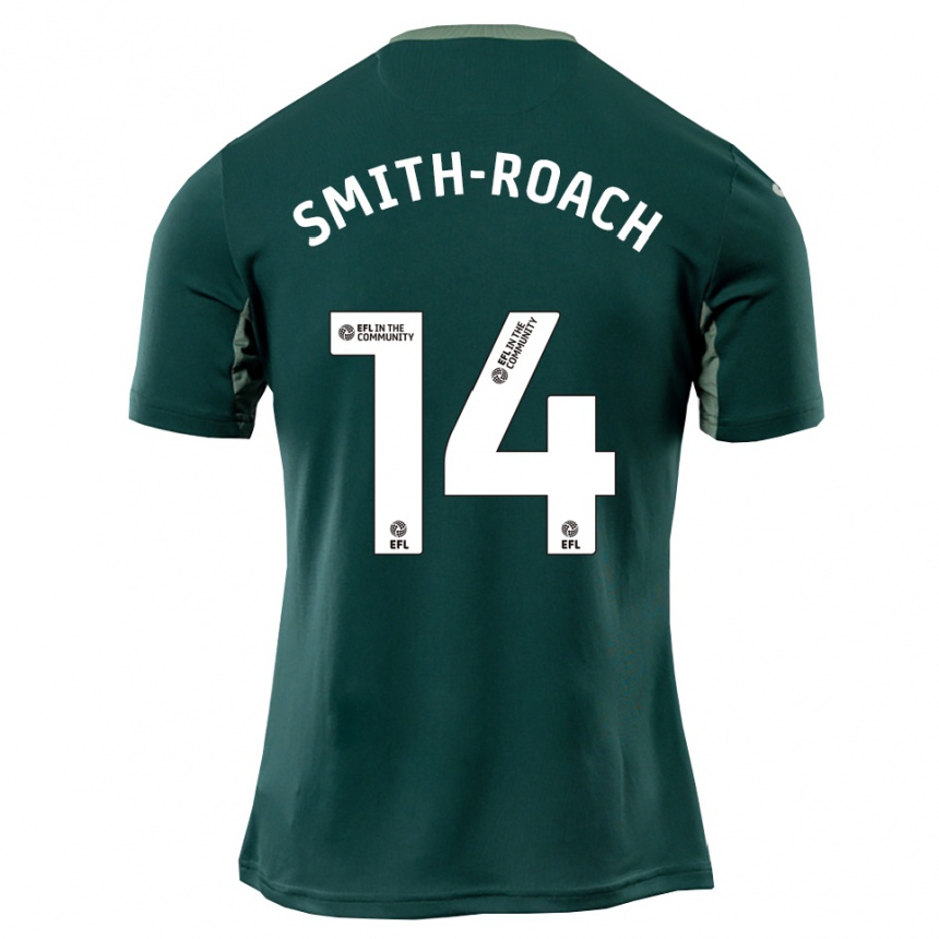 ילדים כדורגל Rio Smith-Roach #14 ירוק לבן סגול הרחק ג'רזי 2025/26