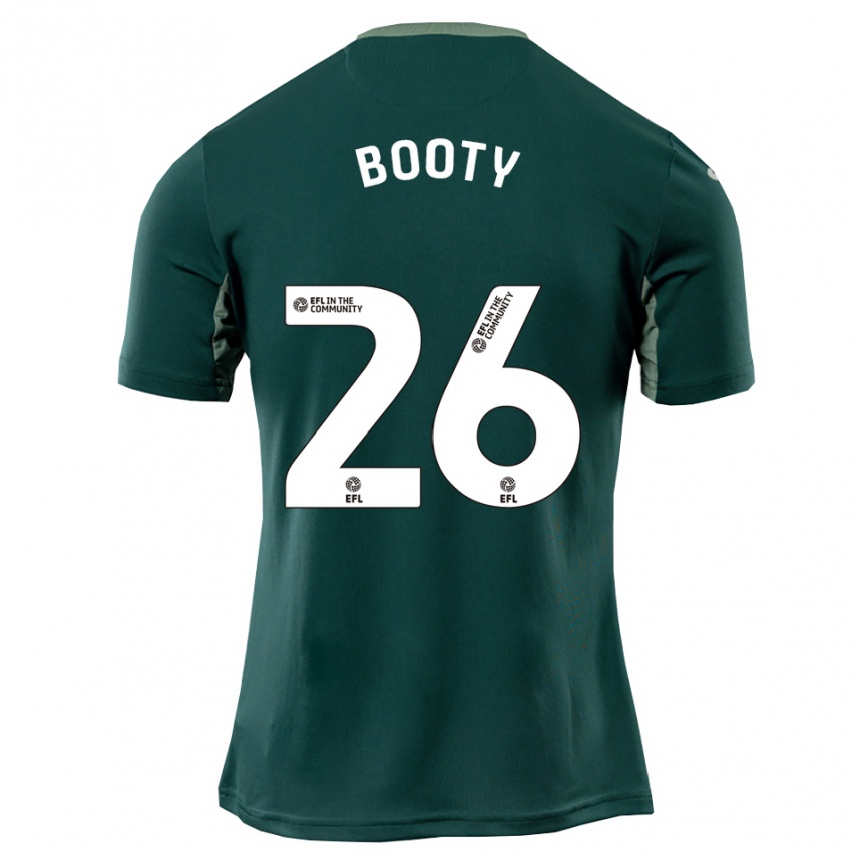 ילדים כדורגל Sienna Booty #26 ירוק לבן סגול הרחק ג'רזי 2025/26