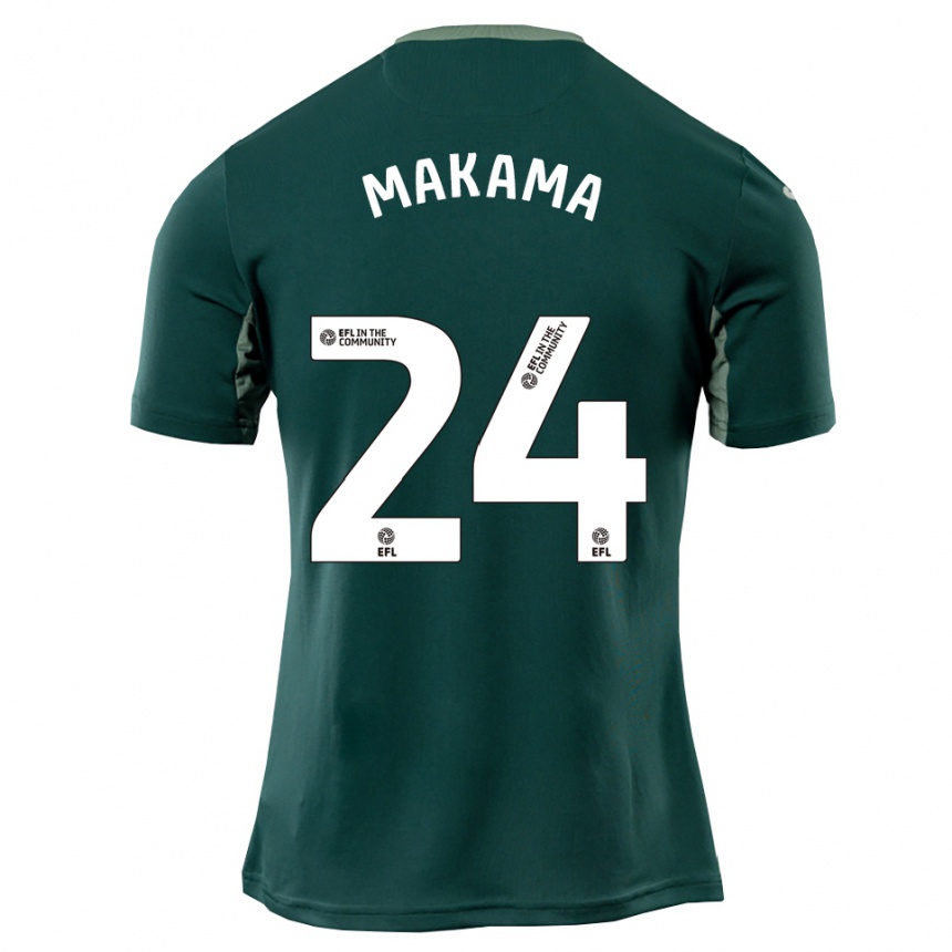 ילדים כדורגל ג'ובון מקמה #24 ירוק לבן סגול הרחק ג'רזי 2025/26