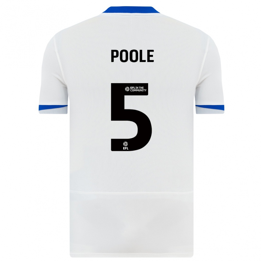 ילדים כדורגל רייגן פול #5 לבן שחור הרחק ג'רזי 2025/26 ילדים כדורגל רייגן פול #5 לבן שחור הרחק ג'רזי 2025/26