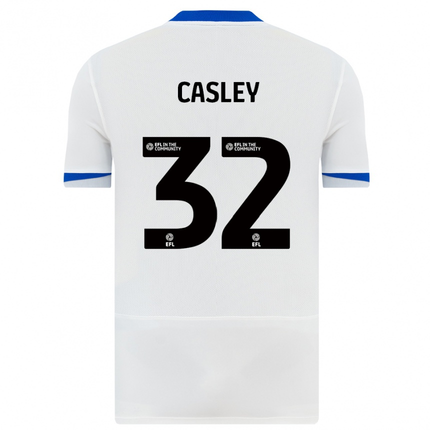 ילדים כדורגל ריבה קייסלי #32 לבן שחור הרחק ג'רזי 2025/26