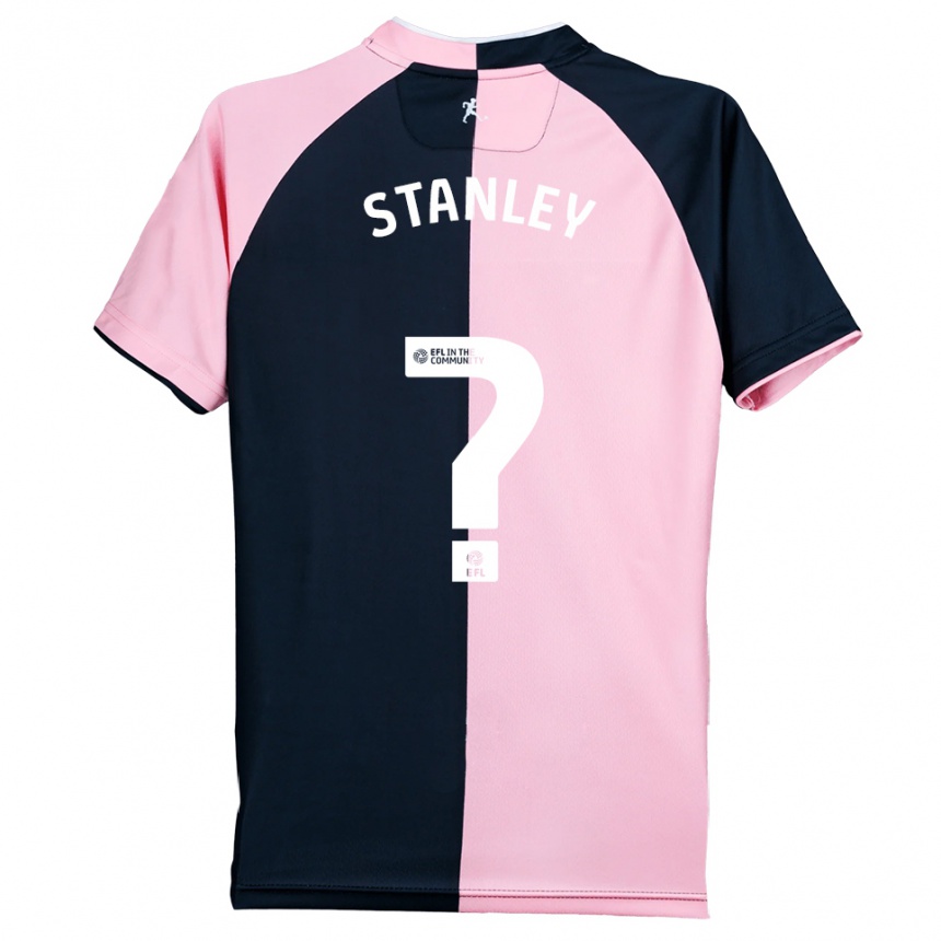 ילדים כדורגל Grace Stanley #0 ורוד שחור הרחק ג'רזי 2025/26